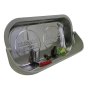 BMR240 Rectangular Magnetic Parts Tray by Bahco - BMR240