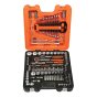 S138 Socket Set of 138 Metric 1/4in, 3/8in, & 1/2in by Bahco - S138