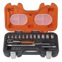 S160 Socket Set of 16 Metric & AF 1/4in Drive by Bahco - S160