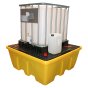 IBC Spill Pallet with Removable Deck for Single IBC Stackable 168x168x70cm