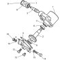Worm Shaft for Gearbox on Belle Minimix 150 Mixer (Jul 99-Oct 04) 900/24701