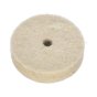 Wool Polishing Wheel Dia.50 x 13mm 6mm Bore Sealey Part No. BG1010WPW50