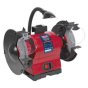 Bench Grinder Dia.200mm with Work Light 550W/230V Sealey Part No. BG200WL