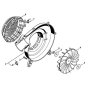 Fan Housing & Wheel for Stihl BG 85
