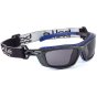 BOLLE Baxter Safety Glasses Platinum CE Lenses c/w Wrap-around Frame Smoke