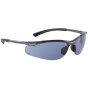 BOLLE Contour Safety Spectacles EN166- EN170 Non-Slip Bridge Platinum Smoke