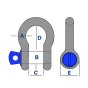 Alloy Steel Bow Shackle