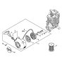 Rewind Starter for Stihl BR 600