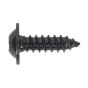 Self Tapping Screw 4.8 x 16mm Flanged Head Black Pozi BS 4174 Pack of 100 Sealey Part No. BST4816