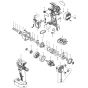 Makita BTD043Z Main Assembly