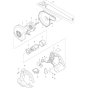 Makita BUB183 Blower Assembly