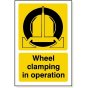 Wheel Clamping Sign