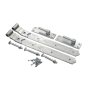 450mm 18" Cranked Hook & Band, Galvanised