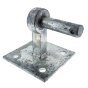 19mm Hooks on 4" x 4" Plates Galv - 153EX019GV