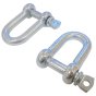 8mm Dee Shackles, Zinc Plated (pack of 2)