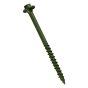 7.0mmx150mm Hex Head Drive TimberScrews, Green Organic Finish (pack of 100)