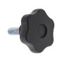 Threaded Knob (M10X25) for SPE MS230 Floor Stripper - OEM No.C321 (POA)