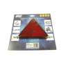 Triangle Reflector 140mm, 70mm Mounting Centres, E Approved (MP16)