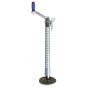 48mm Adjustable Trailer Prop Stand, 570-800mm, Serrated Tube, 400kg, Fixed Foot