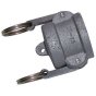 Female Cap with Lock Levers 2" Aluminium for Quick Coupling Systems