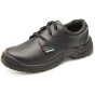 Click Tie Shoe Smooth Leather Upper with Oil Resistant Sole Black Size 08