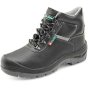 Site Boot S3 Dual Density PU Steel Toe Cap with Scuff Cap Black Size 03