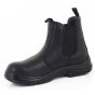 Click Dealer Boot Duel Density PU Steel Toe Cap Oil Resistant Black Size 07