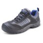 Trainer Shoe with Mesh Active Lining Double Density PU Black/Blue Size 04