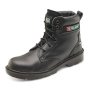 Smooth Leather Boot 6 Inch 200 Joule Steel Toe Cap 6 Eyelet Black Size 09