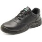 Non Metallic Shoe S1p Leather Upper Oil/Slip Resistant Sole Black Size 03