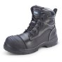 Click Traders Trencher Boot PU/Rubber 200J Steel Toe Cap Black Size 04