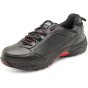 Click Trainer Shoe EVA/Rubber c/w Leather Upper Steel Toe Cap Black Size 07