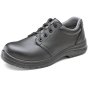 Micro-Fibre Tie Shoe S2 Water Resistant Upper Steel Toe Cap Black Size 06