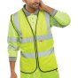 Hi-Vis Waistcoat Yellow Size SML