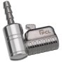 PCL Air Connector, Angled, Swivel, Open End, Hose Tail for 1/4" Bore Hose - CH4H01