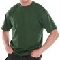 Tee Shirt H/Weight 180gsm Cotton Twin Stitching Hem & Neck Bottle Green XL