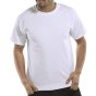 Tee Shirt H/Weight 180gsm Cotton Twin Stitching Hem Neck & Waist White XXL