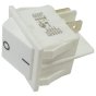 Rocker Switch 240V (White) Fits Belle Maxi 140 Mixer - CMS27