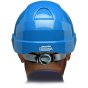 Concept Roofer ABS Safety Helmet Reduced Peak Ratchet Headband EN397 L/Blue