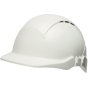 Concept Vented Safety Helmet Regular Peak EN397 & EN50365 Approved White