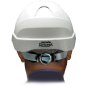 Concept Roofer ABS Safety Helmet Reduced Peak Ratchet Headband EN397 White