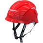 Nexus Linesman Safety Helmet 4 Point Harness Quick Release Buckle EN397 Red