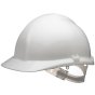 Safety Helmet HDPE General Purpose Slip Headband & Terylene Cradle White