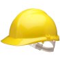 1125 Safety Helmet HDPE Material c/w Slip headband & Terylene Cradle Yellow