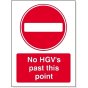 No HGV's Past 3mm Foamex