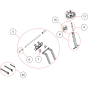 Handle Assembly for CS451 Saw