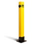 Square Fold-Down Security Post, 600mm, 60x60mm, Top Lock (MP9732)