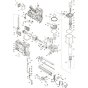 Makita DBN600ZJ Main Assembly