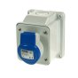 Surface Mounted 16A Socket Outlet, EN60309, IP44, 2P+E (MP5940B)