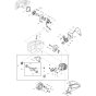 Main Assembly 2 for Makita DCS230T